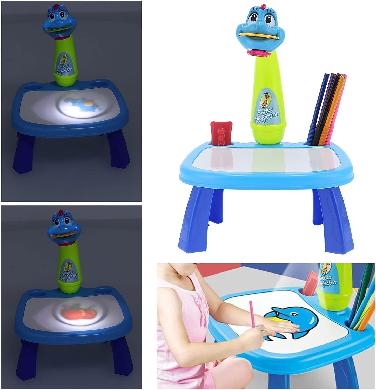Projecteur à LED pour Enfant avec Table de Dessin Artistique - الصورة 3