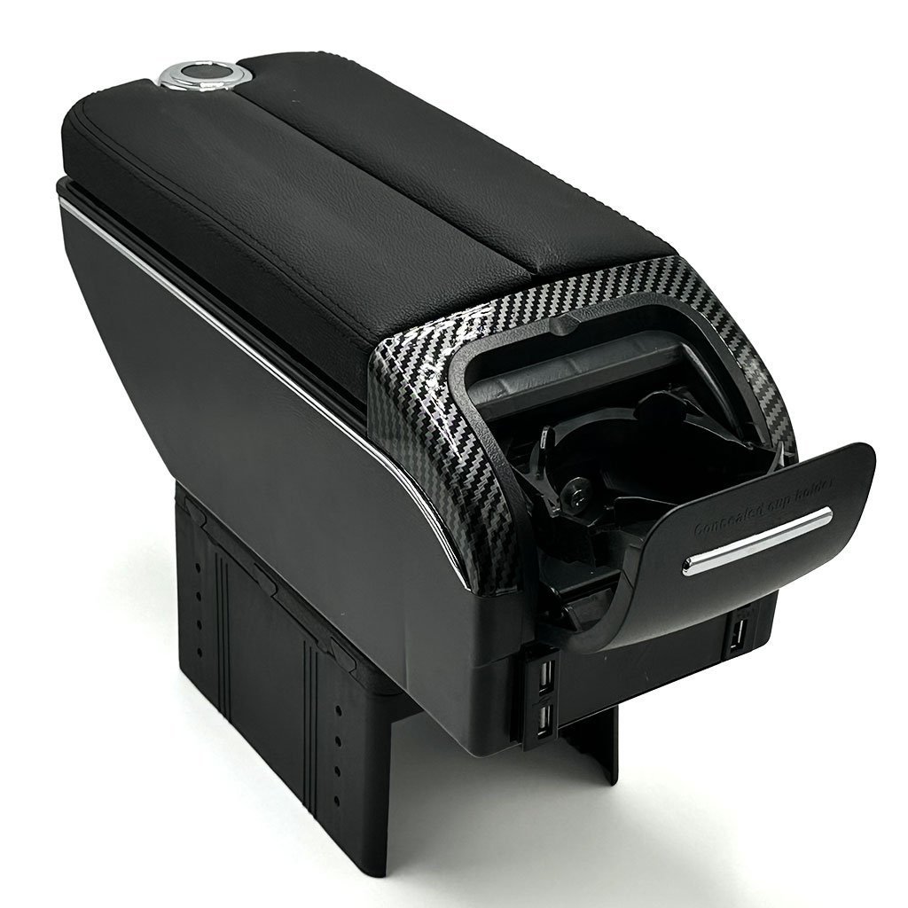 Accoudoir de Voiture Universel avec 7USB et Porte-Gobelets – مسند ذراع السيارة - الصورة 4