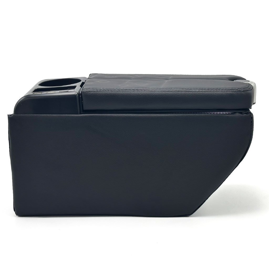 Organisateur de Console Centrale Voiture avec Accoudoir et Porte-Gobelet USB – منظم أغراض ومسند سيارة - الصورة 4