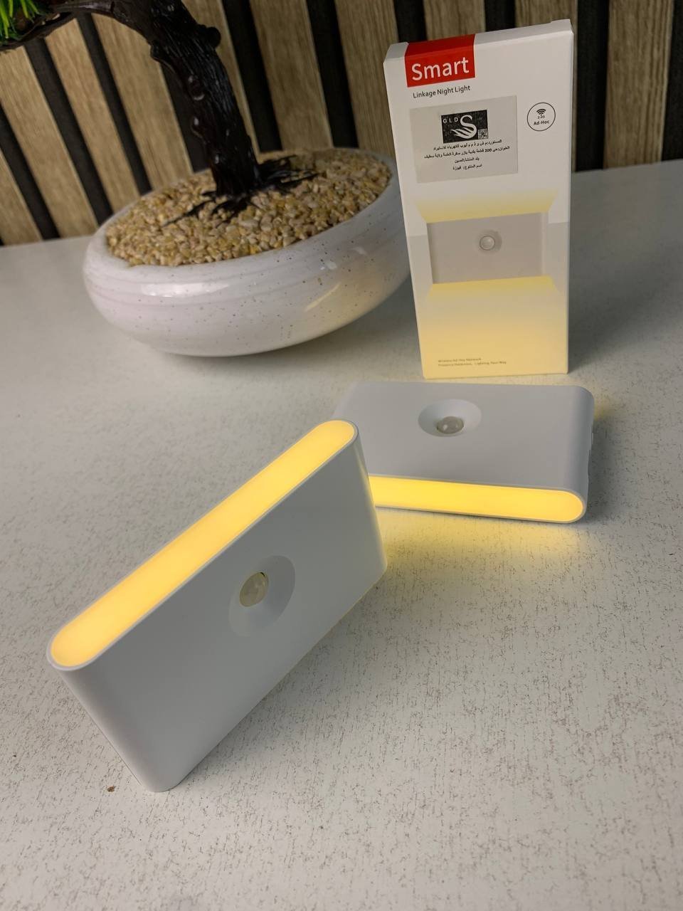 Smart Applique murale LED intelligente à détecteur de mouvement rechargeable 2Pcs - طقم مصباحين لإضاءة الممرات - الصورة 3
