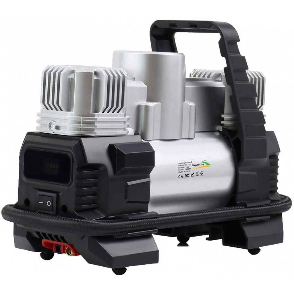 Compresseur de voiture à double piston écran LCD 180W 150psi BE0171 – جهاز ضغط العجلات للسياراة - الصورة 5