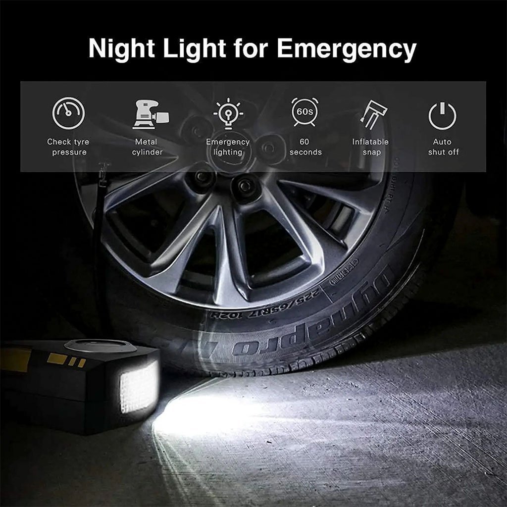 Compresseur d’Air Numérique pour Voiture et Moto 150Psi BE0173 – جهاز ضغط العجلات محمول - الصورة 5