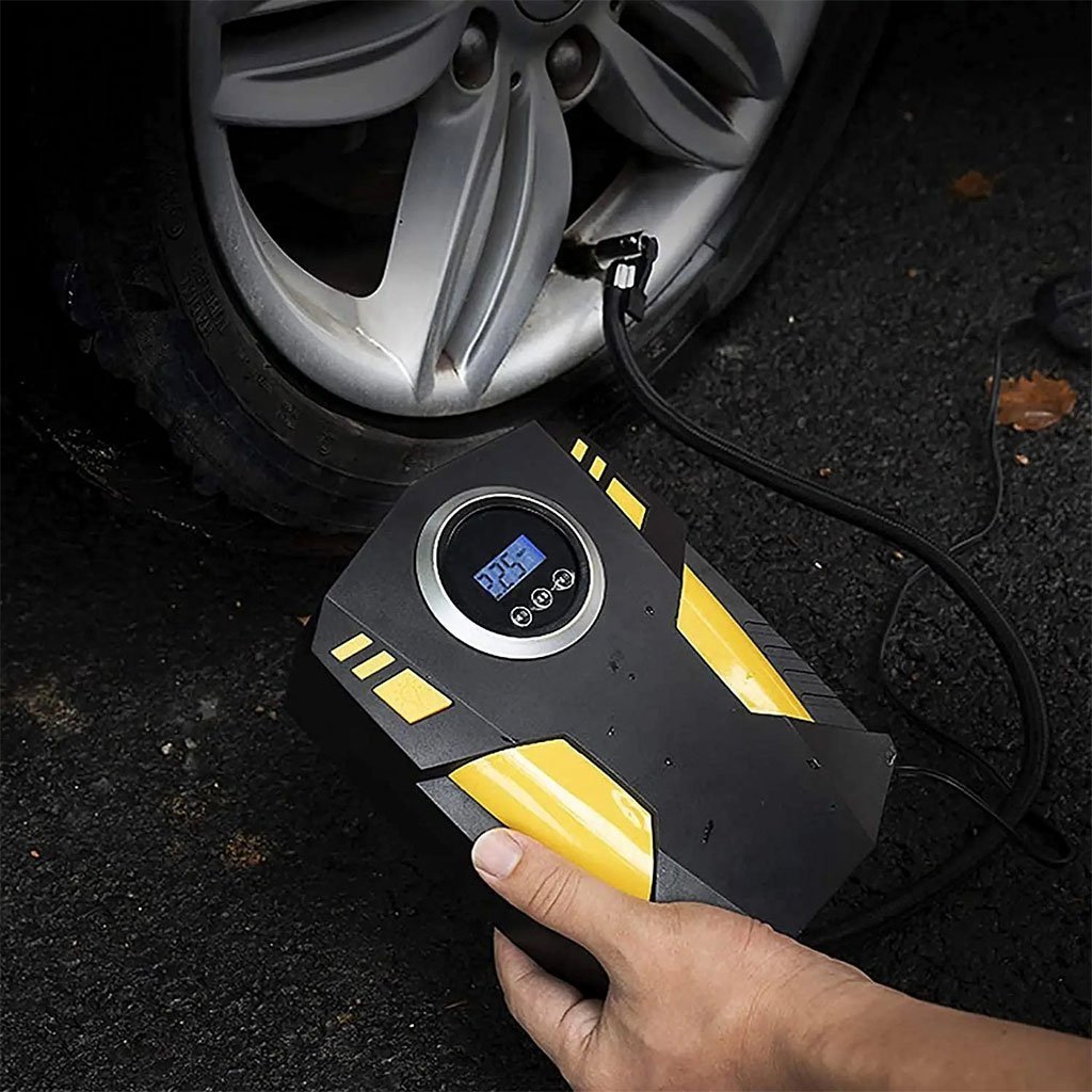 Compresseur d’Air Numérique pour Voiture et Moto 150Psi BE0173 – جهاز ضغط العجلات محمول - الصورة 6