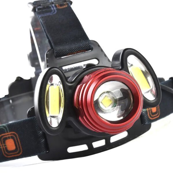 Lampe Frontale Lumineuse Sans Fil Avec 4 Modes D’eclairages Et - الصورة 2