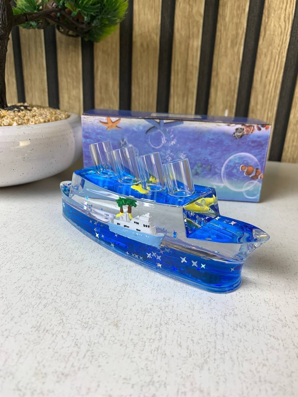 Décoration en forme de bateau de croisière insubmersible - زينة على شكل سفينة سياحية لا تغرق - الصورة 2