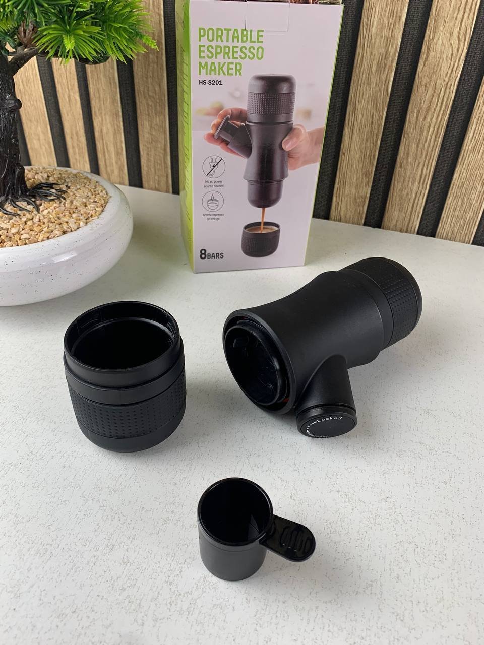 Machine à expresso portable idéale pour le déplacement et et les activités de plein air – ماكينة صنع القهوة محمولة - الصورة 4