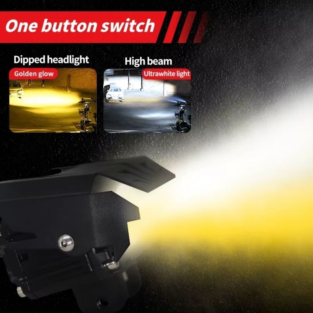 Projecteurs LED 200W pour Moto – مصابيح للدراجات النارية - الصورة 6