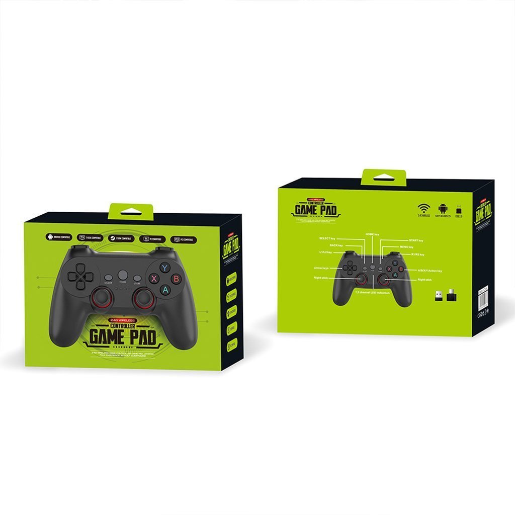 Manette de jeu sans fil Compatible avec Android TV , Steam, PC, TVBOX, PS3 CM019 – يد تحكم لاسلكية - الصورة 5