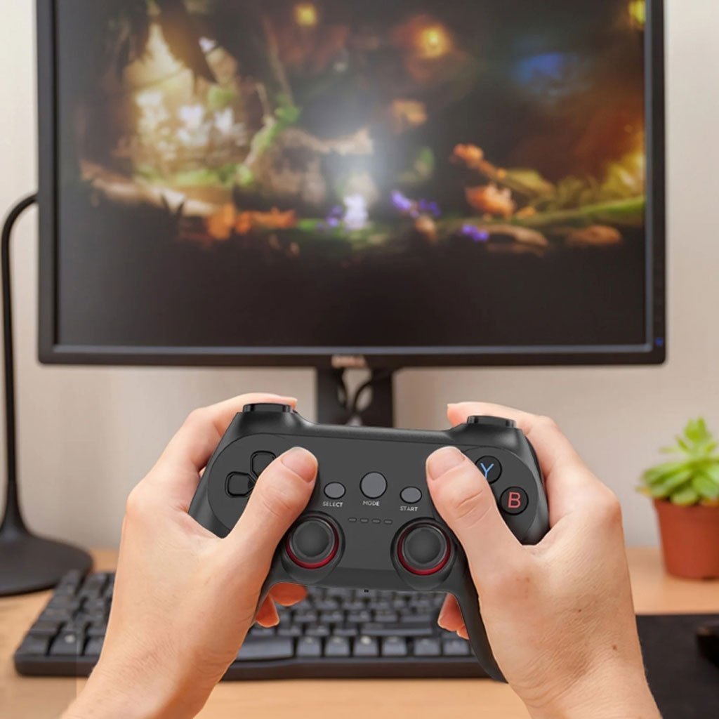 Manette de jeu sans fil Compatible avec Android TV , Steam, PC, TVBOX, PS3 CM019 – يد تحكم لاسلكية - الصورة 3