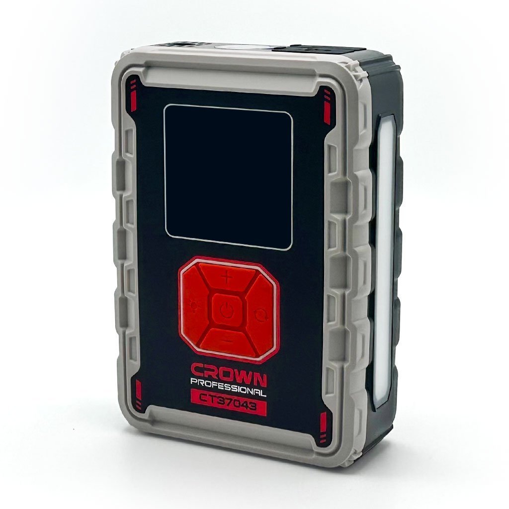 Compresseur De Voiture Avec Booster Batterie 24000mAh CROWN CT37043TB - الصورة 2