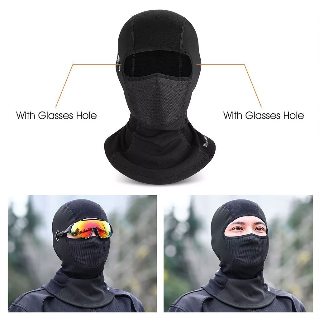 Cagoule Moto d’hiver Professionnel Tissue de Haute Qualité avec Emplacement pour Lunettes – قناع شتوي للدرجات النارية - الصورة 4
