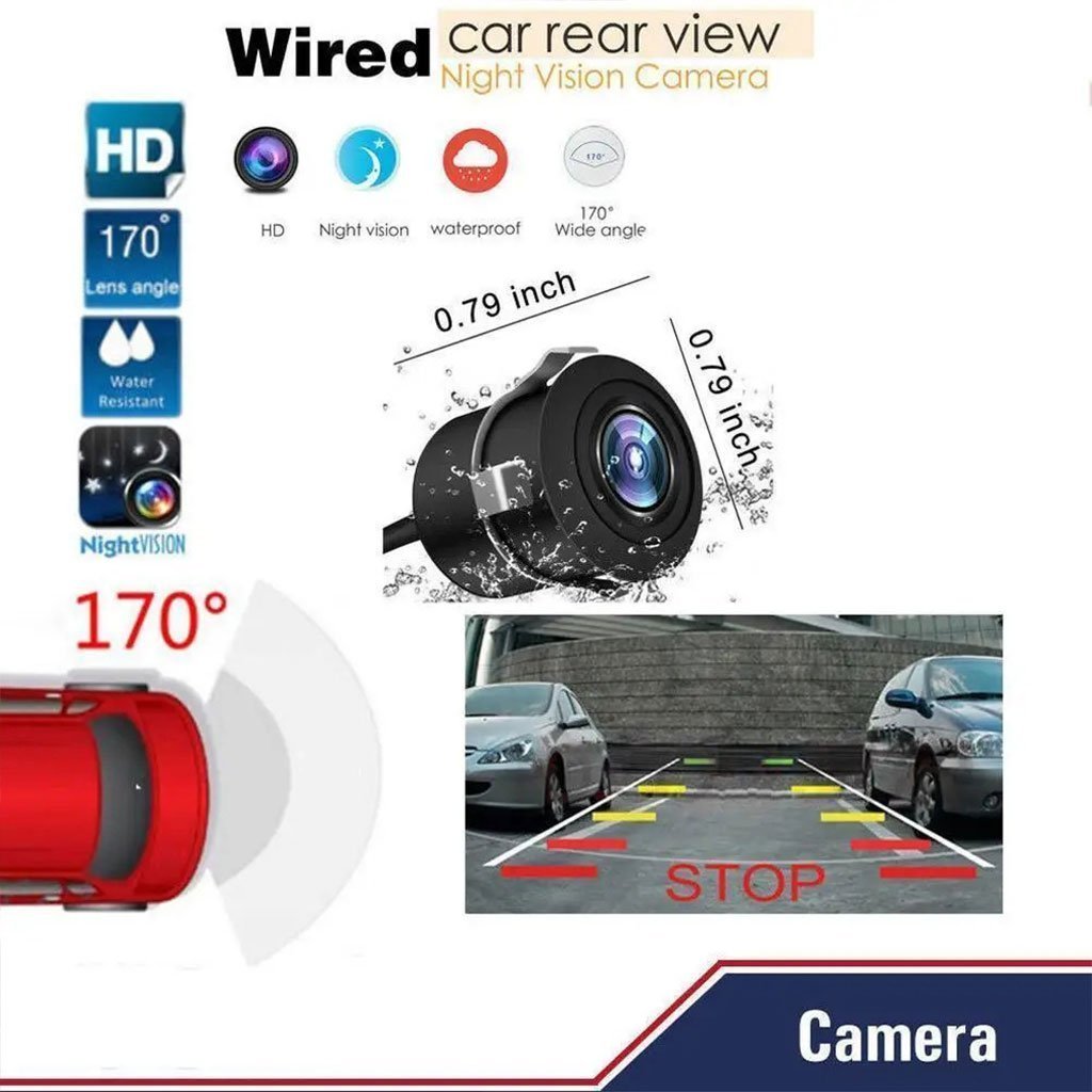 Caméra de recul CCD pour voiture avec vision nocturne HD - الصورة 6