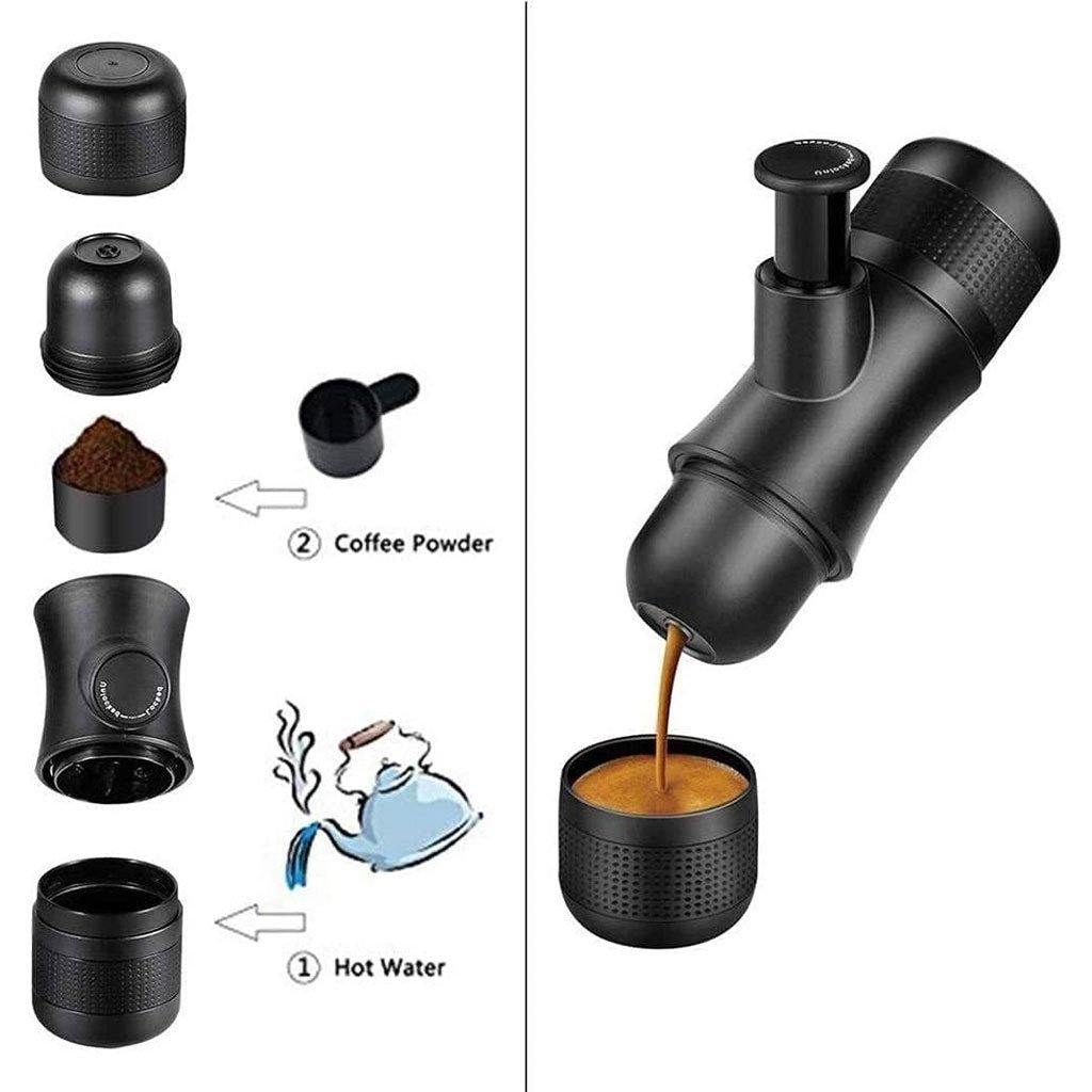 Machine à expresso portable idéale pour le déplacement et et les activités de plein air – ماكينة صنع القهوة محمولة - الصورة 5