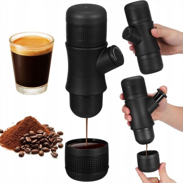 Machine à expresso portable idéale pour le déplacement et et les activités de plein air – ماكينة صنع القهوة محمولة