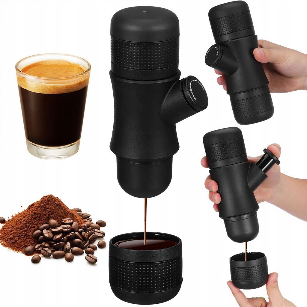 Machine à expresso portable idéale pour le déplacement et et les activités de plein air – ماكينة صنع القهوة محمولة