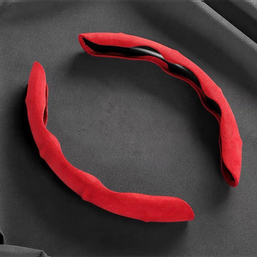 Housse de volant séparée tissue alcantara antidérapant – غطاء عجلة القيادة - الصورة 6