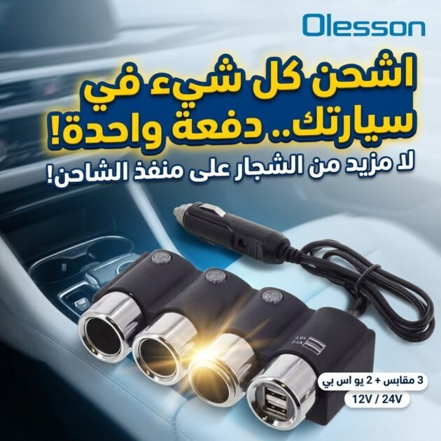 Olesson Extension allume cig-are OEM avec 2 ports charge rapide