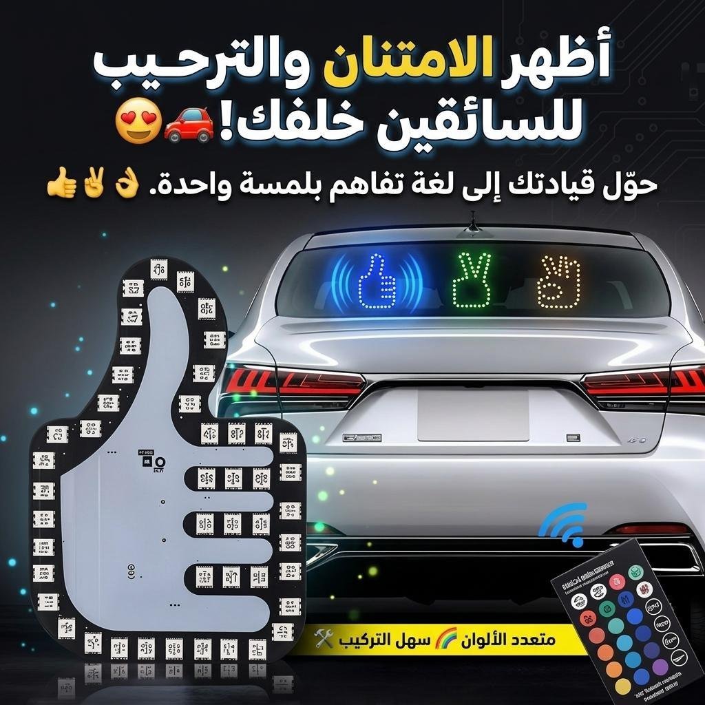 Lumière LED Doigts de Signalisation pour Voitures 1PCS