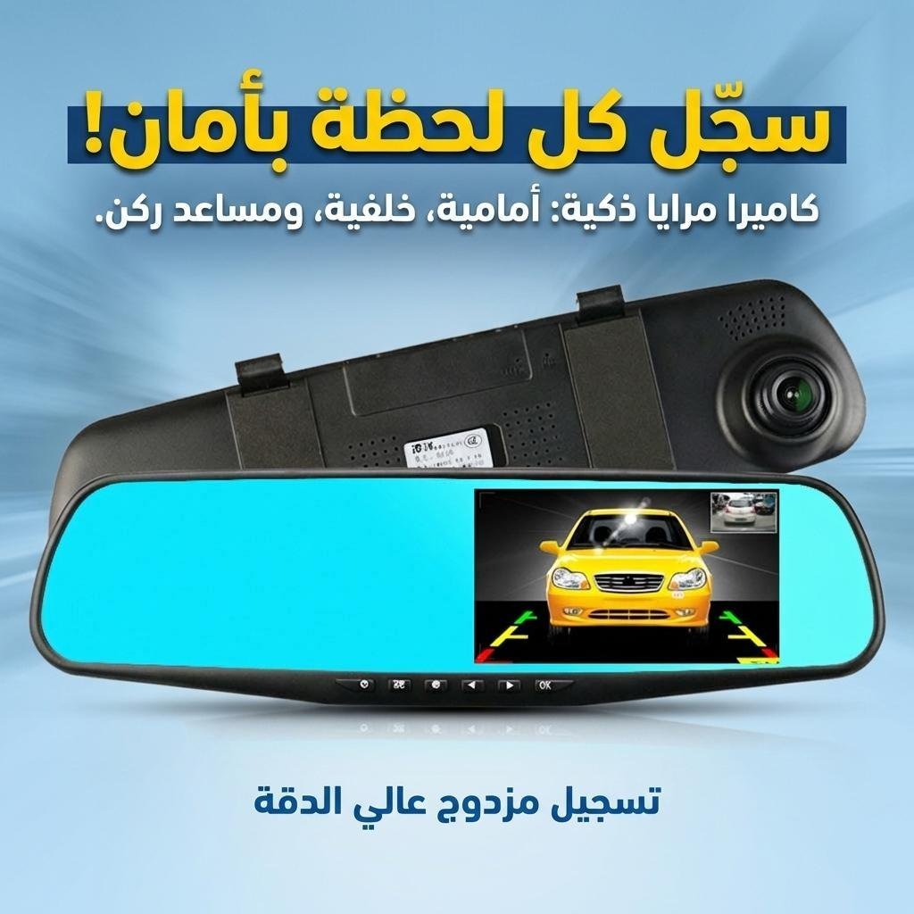 Rétroviseur et Caméra de voiture avant FHD 1080P 4.3P