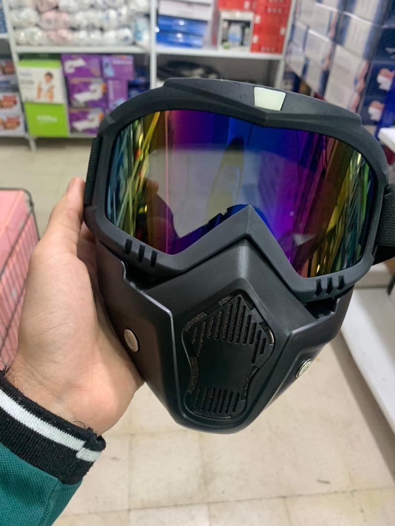 PACK Casque Moto avec Lunettes Amovibles + Gants Anti-dérapants avec conception d’amortissement - الصورة 3