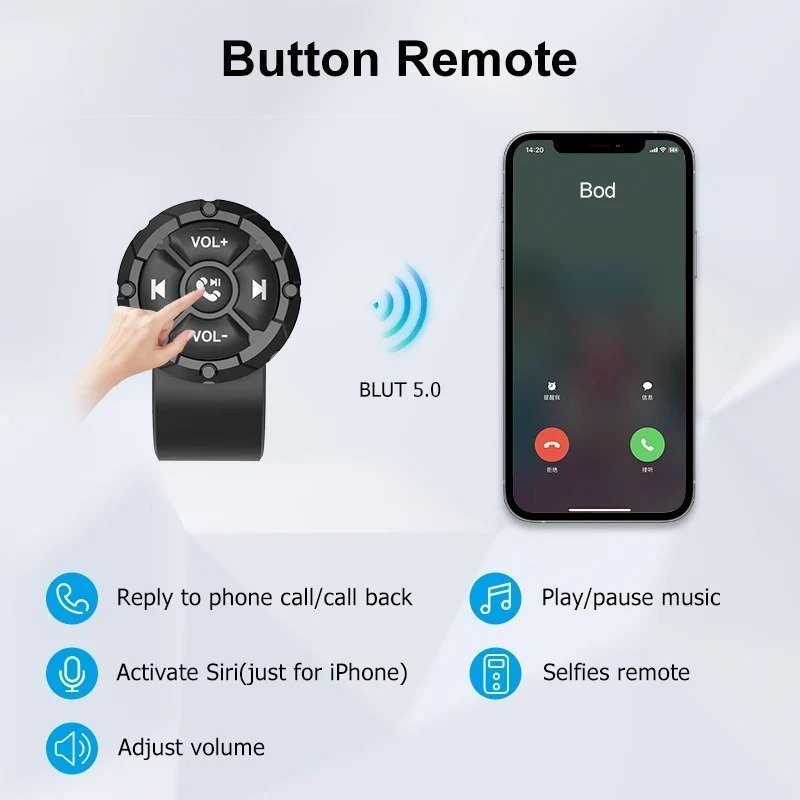 Télécommande Sans Fil pour Contrôler l’audio et les appels – يد تحكم لاسلكية للتحكم بالصوت والمكالمات - الصورة 2