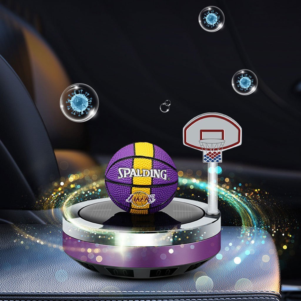 Purificateur d’air rotatif solaire en forme de Basketball pour voiture - الصورة 4