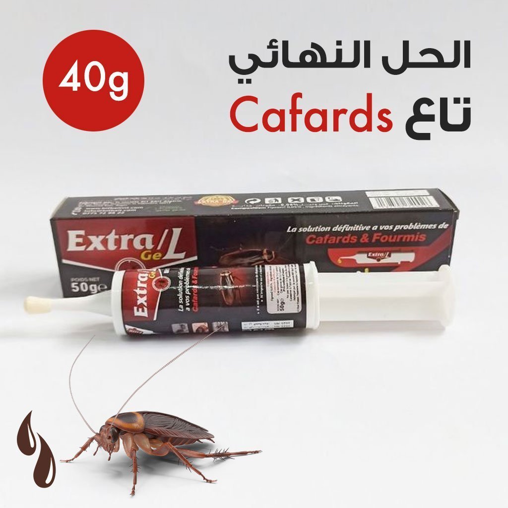 جل إضافي مضاد للصراصير 40 غرام