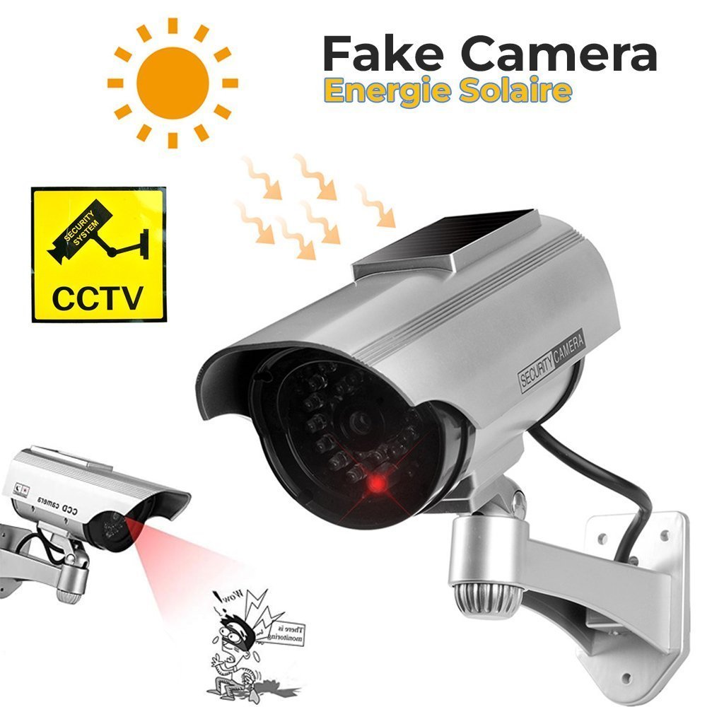 كاميرات مراقبة وهمية تعمل بالطاقة الشمسية مزودة بمؤشر