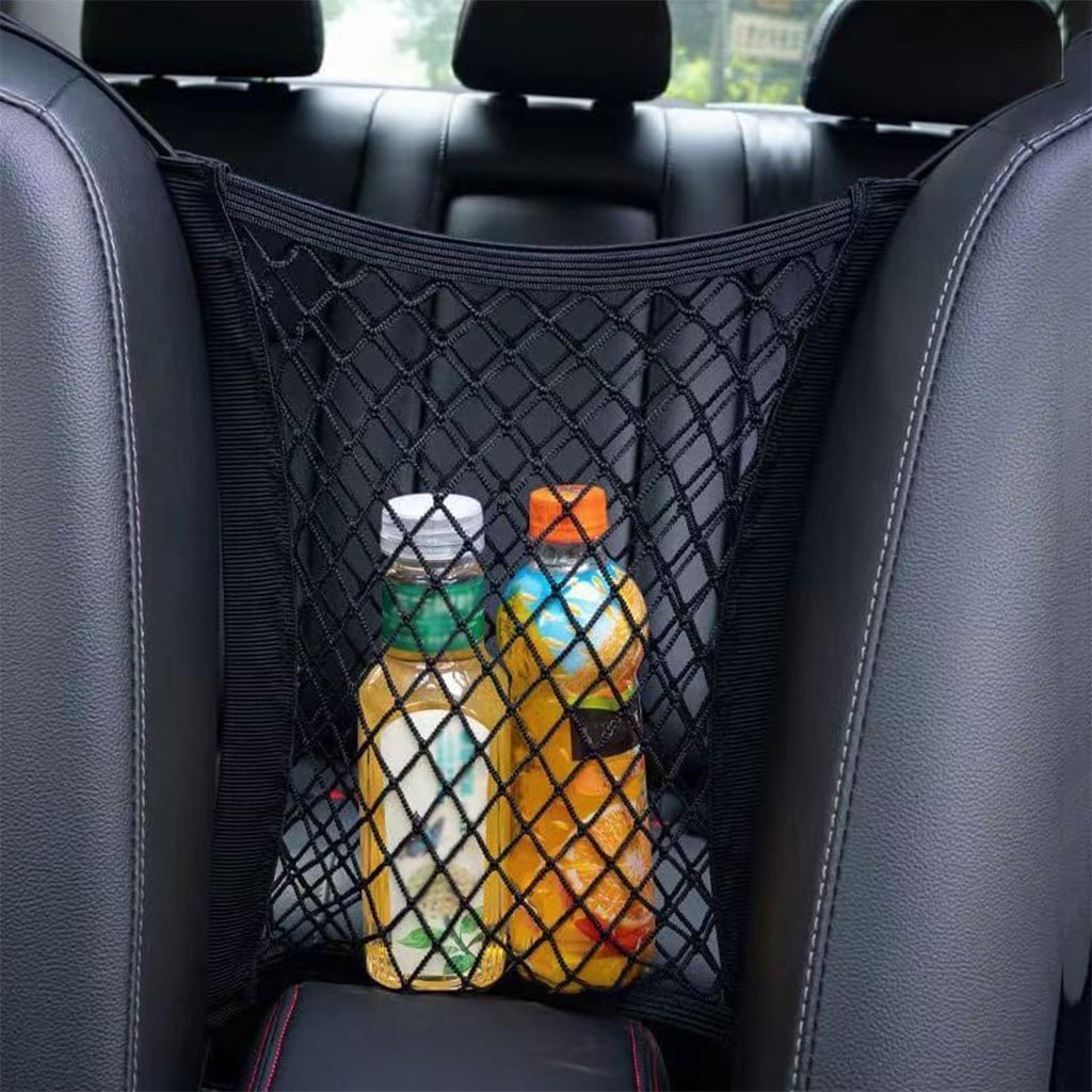 Filet de Rangement Universel en Maille pour Siège Auto – حاجز أطفال ومنظم أغراض - الصورة 3