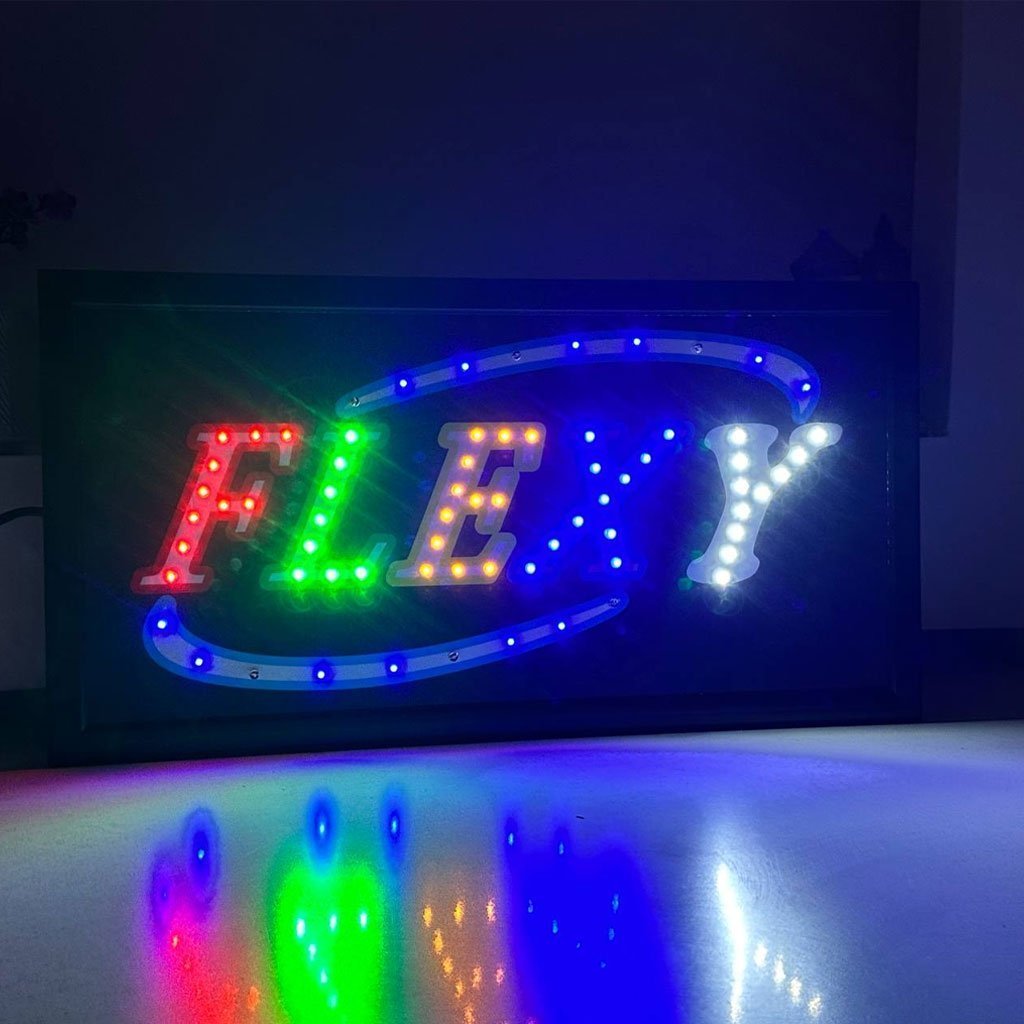 Plaque de Signalisation LED Multicolore Flexy – لوحة إشهارية ضوئية - الصورة 2