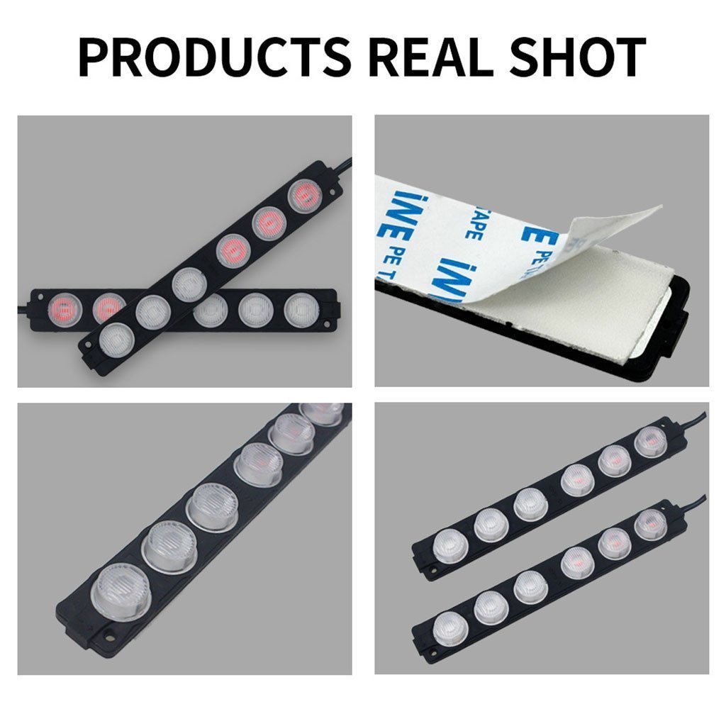 Feux stroboscopiques LED 12-24V 2 Couleur pour Véhicules 1Pcs – مصابيح إشارية ملونة - الصورة 3