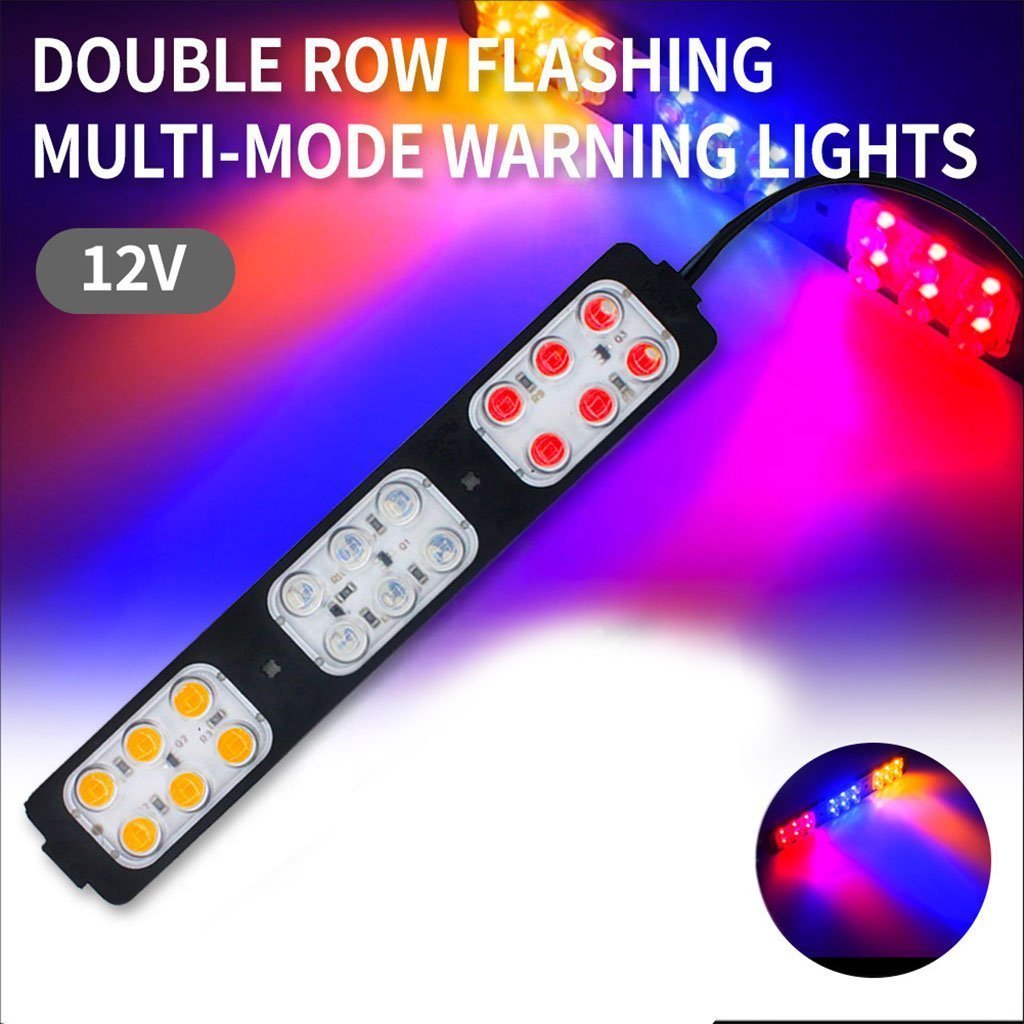 Feux stroboscopiques LED 12-24V 3 Couleur pour Véhicules 1Pcs – مصابيح إشارية ملونة - الصورة 4