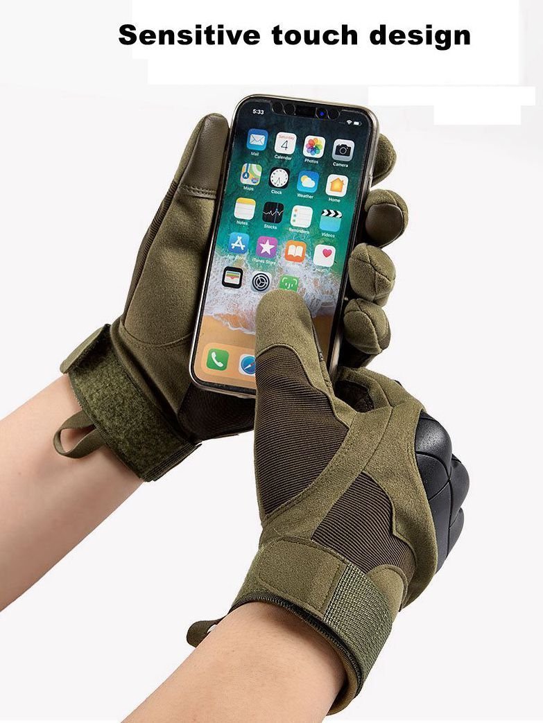 Pack Gants de Moto Tactique Doigt Complet avec Cagoule d’hiver - الصورة 7