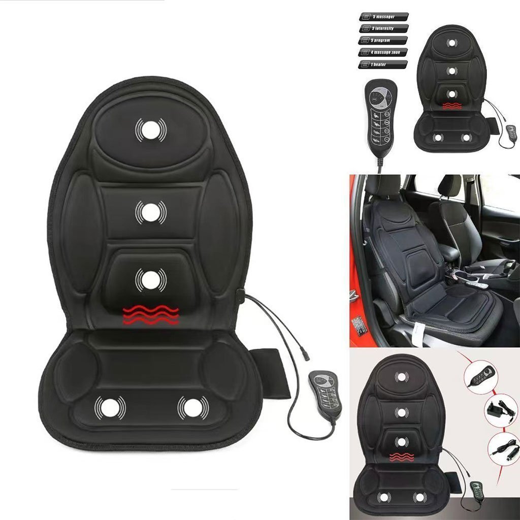 Siège De Massage Auto et Maison avec 5 Modes Vibrations et Coussin Memory Foam - الصورة 8