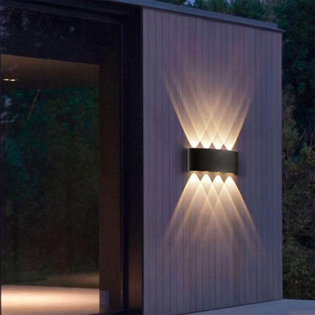 Applique Murale LED 8W D’Éclairage Extérieur 4 Lampes en PP - PACK 2 PCS - الصورة 3
