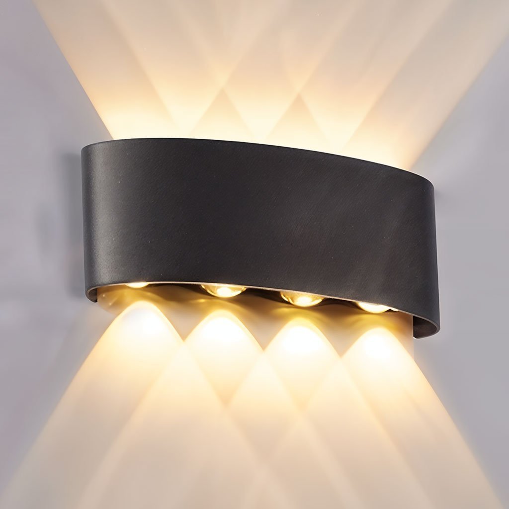 Applique Murale LED 8W D’Éclairage Extérieur 4 Lampes en PP - PACK 2 PCS - الصورة 4