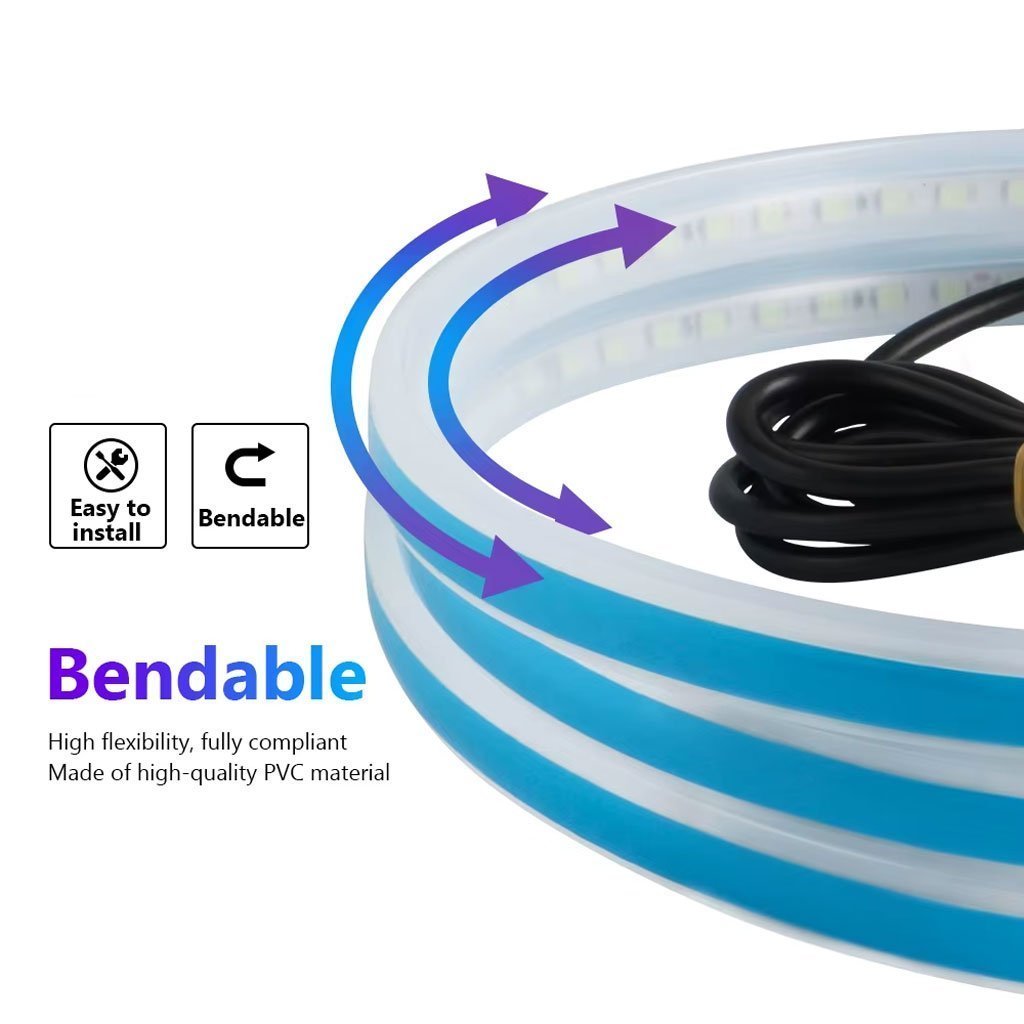 Bande lumineuse à LED étanches pour voiture 60CM 2PCS - الصورة 6