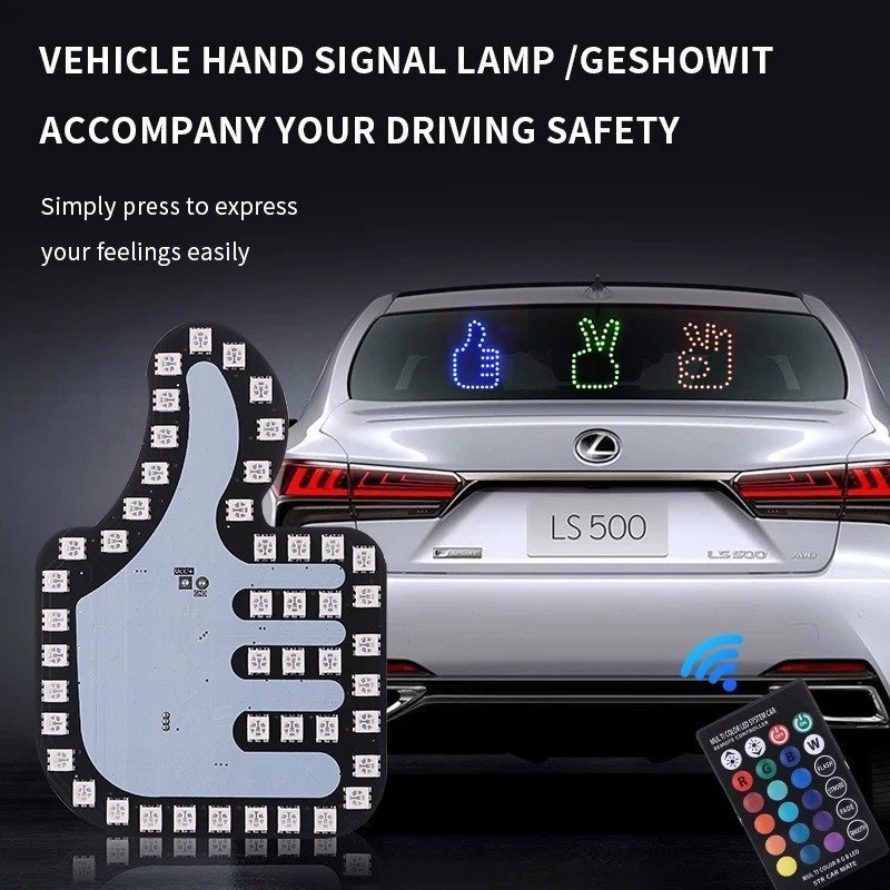 Lumière LED Doigts de Signalisation pour Voitures 1PCS - الصورة 6