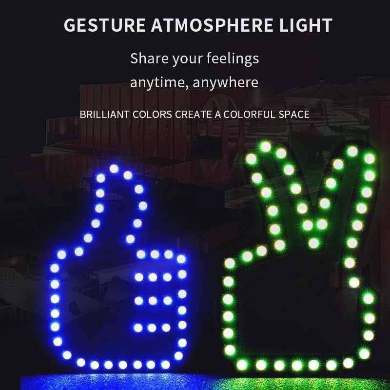 Lumière LED Doigts de Signalisation pour Voitures 1PCS - الصورة 3