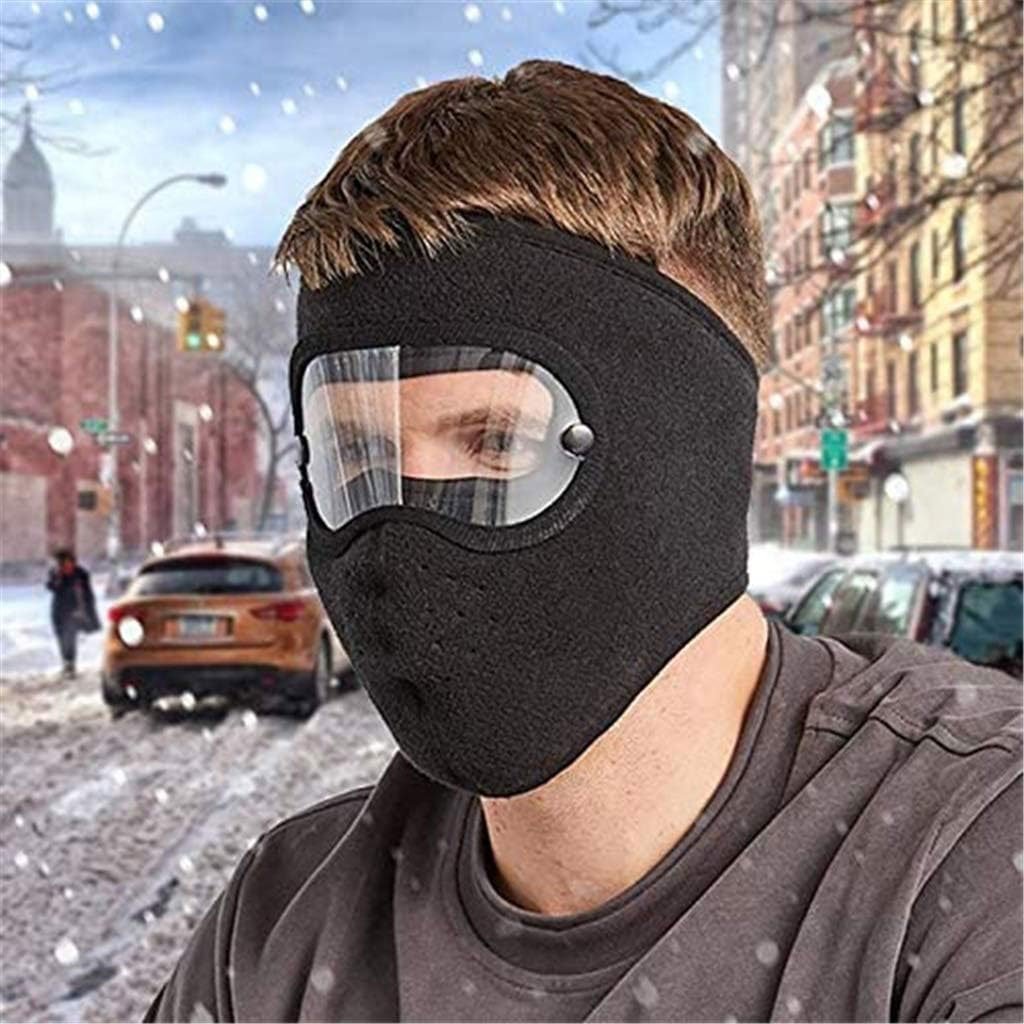 Masque moto pour l’hiver coupe-vent en polaire avec protection pour les yeux – قناع مضاد للبرد لسائقي الدراجات النارية - الصورة 2
