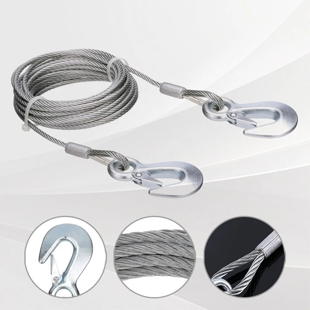 Cable de remorquage 5ton avec fil d’acier de qualité supérieure – كابل جر العربات - الصورة 6