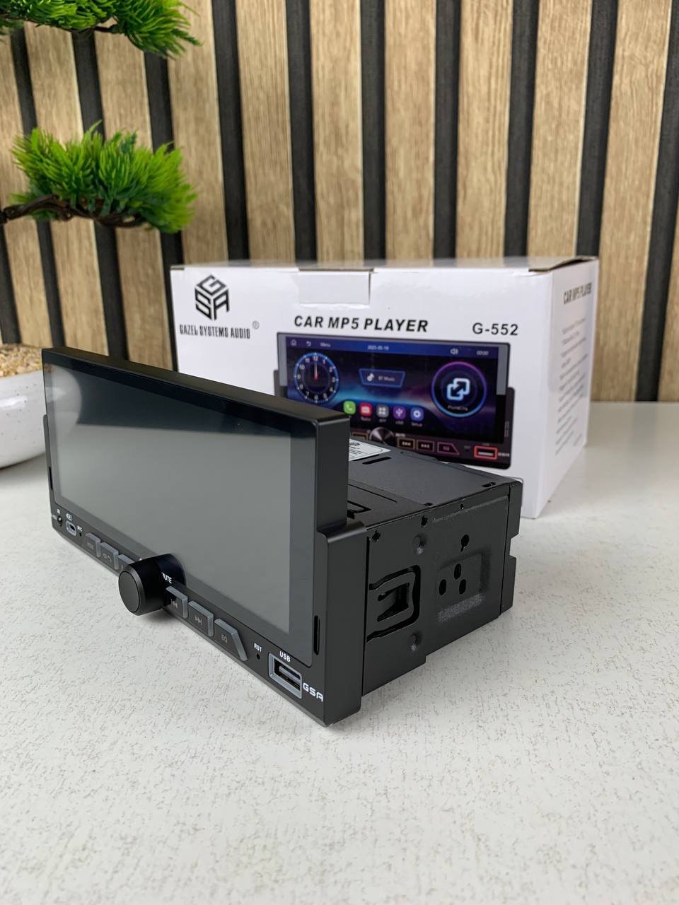 Gazel Systems MP5 Player LCD Screen Multimedia Player Wireless Carplay Android Auto EQ Bluetooth USB Mirror Link Car Stereo - الصورة 6