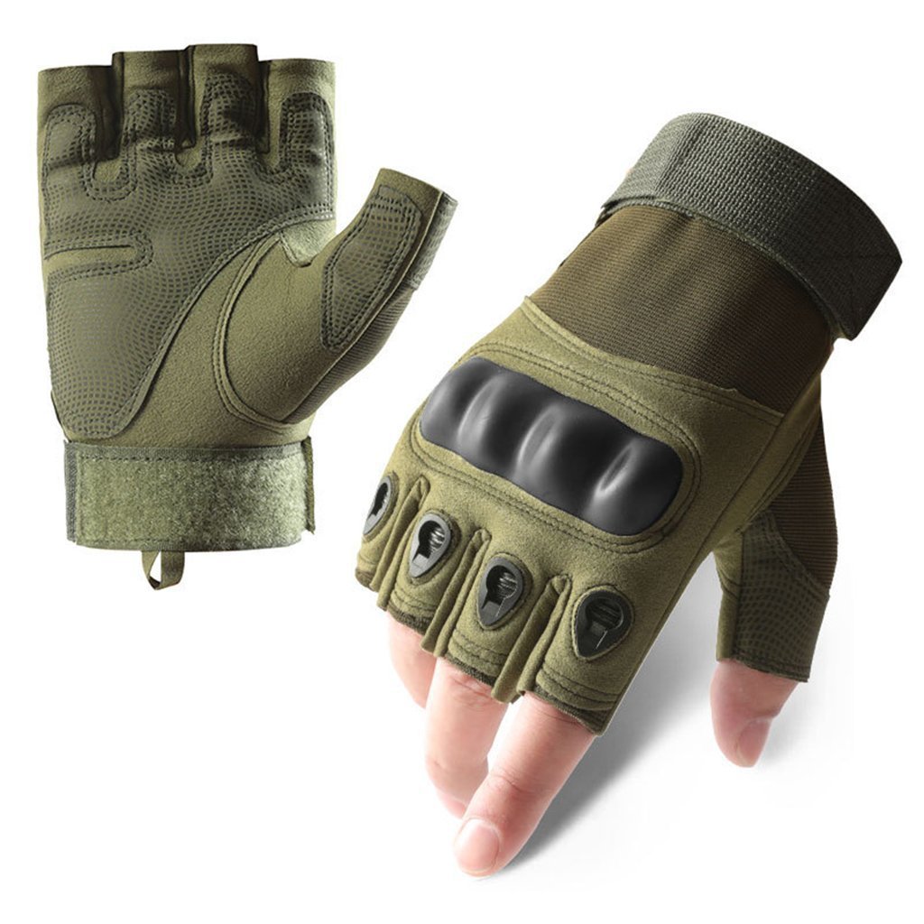 Gants de Moto antidérapants demi-doigt v2 - الصورة 3