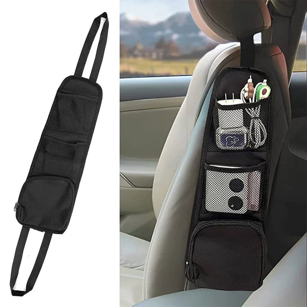 Organisateur latéral de siège de voiture multi-poches 1PCS – منظم أغراض في السيارة - الصورة 6