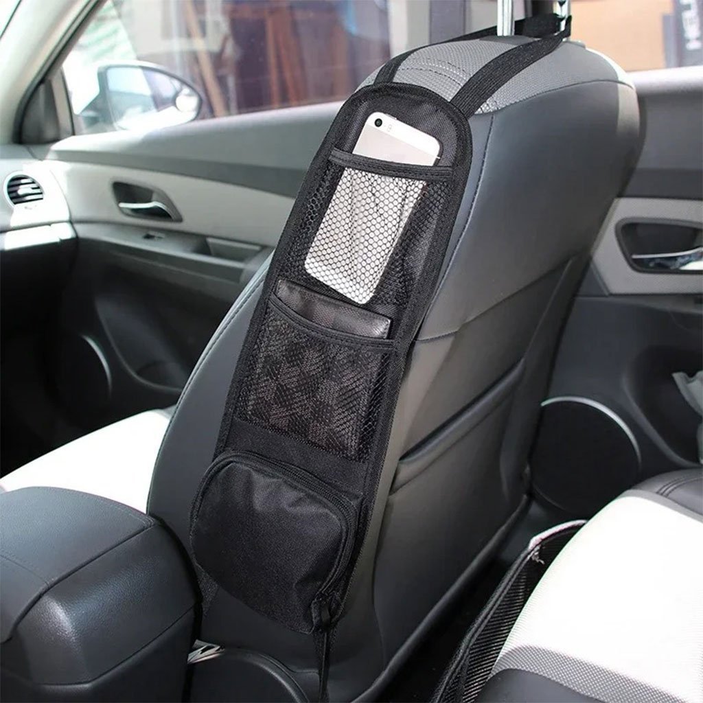 Organisateur latéral de siège de voiture multi-poches 1PCS – منظم أغراض في السيارة - الصورة 5
