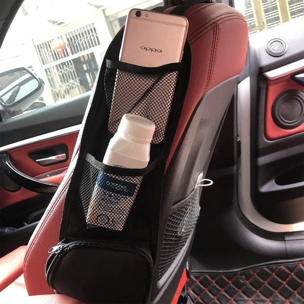 Organisateur latéral de siège de voiture multi-poches 1PCS – منظم أغراض في السيارة - الصورة 4