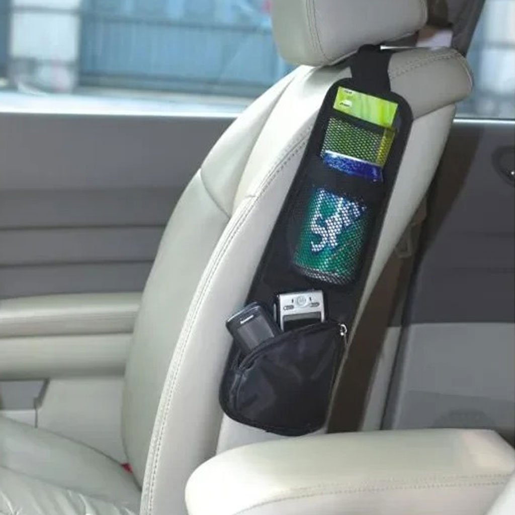 Organisateur latéral de siège de voiture multi-poches 1PCS – منظم أغراض في السيارة - الصورة 3