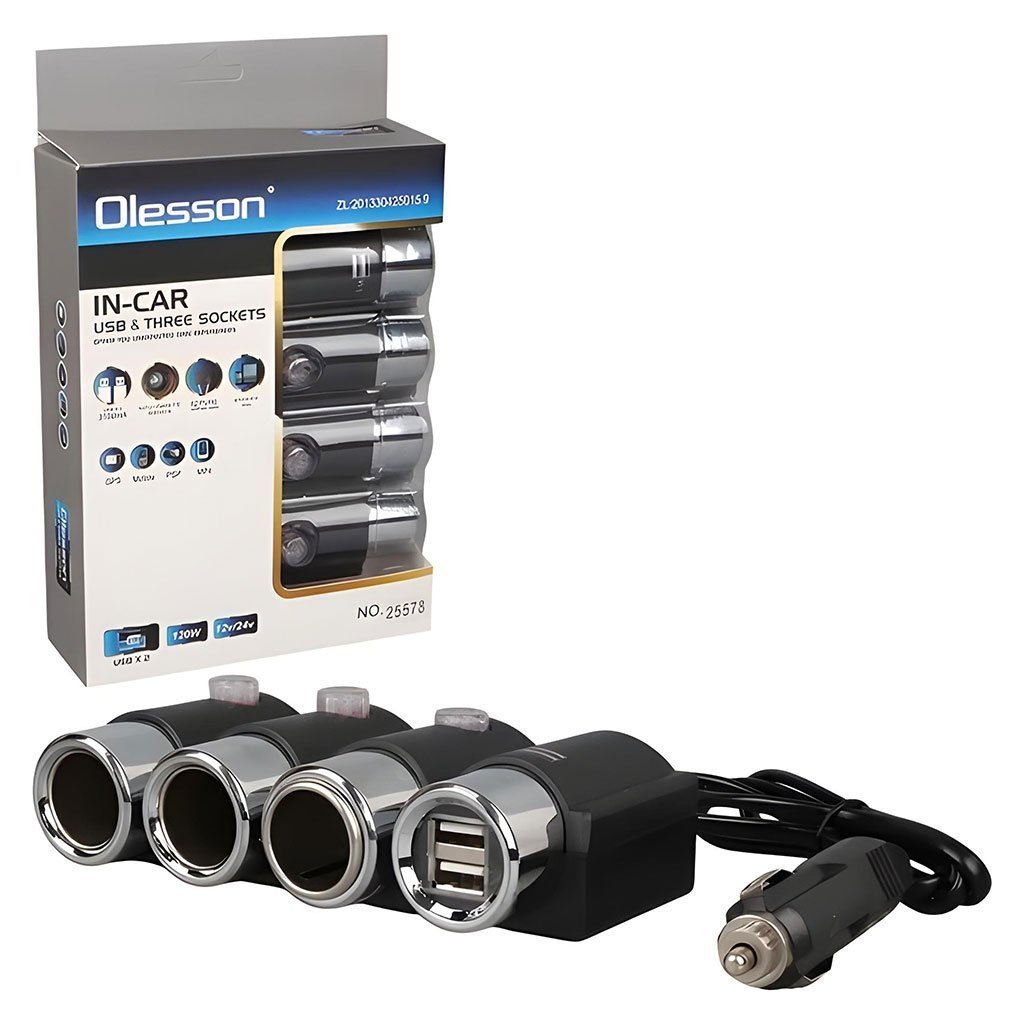 Olesson Extension allume cig-are OEM avec 2 ports charge rapide - الصورة 4
