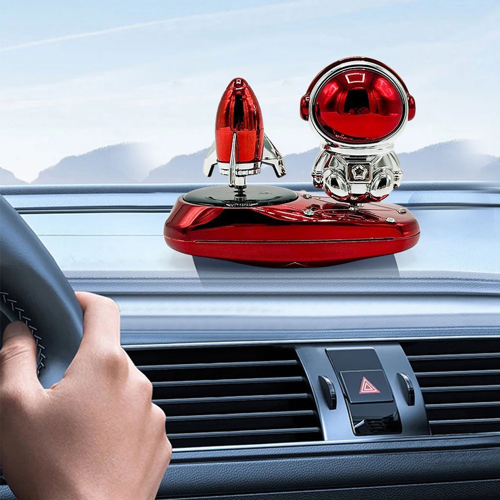 Parfum Voiture Solaire Décor Astronaute – موزع العطر في السيارة - الصورة 2