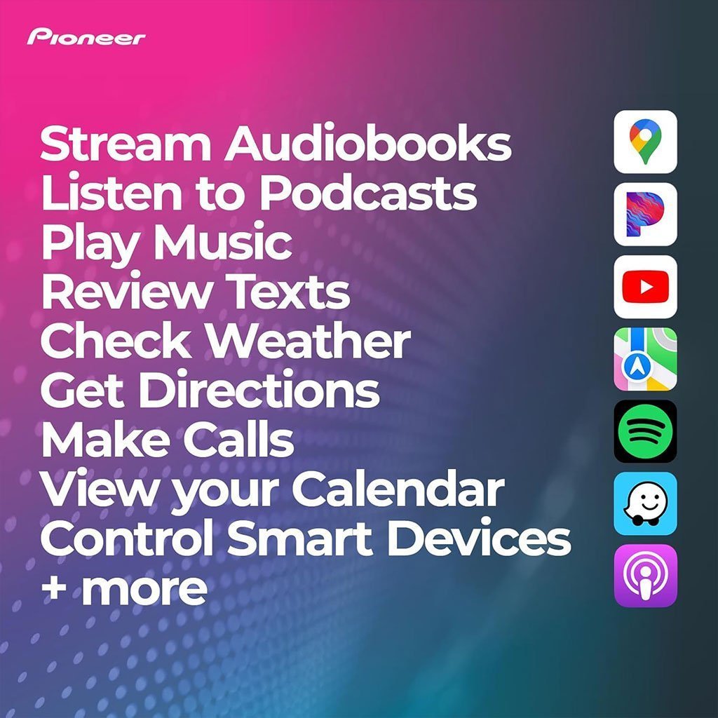 Pioneer Écran de voiture Android de 10.4 pouces compatible Apple CarPlay Android Auto – شاشة ذكية للسيارة - الصورة 4
